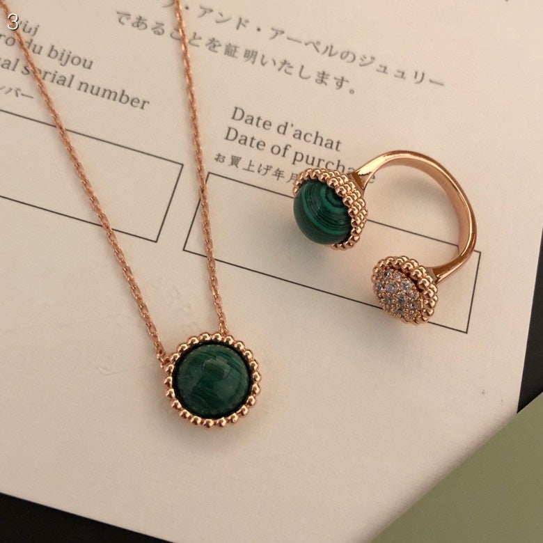 [Renovia Jewelry]PERLEE COULEURS DIAMOND ROSE GOLD BETWEEN THE FINGER RING
