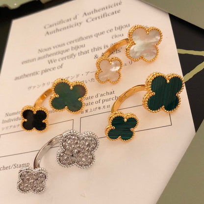 [Renovia Jewelry]CLOVER BETWEEN THE FINGER RING