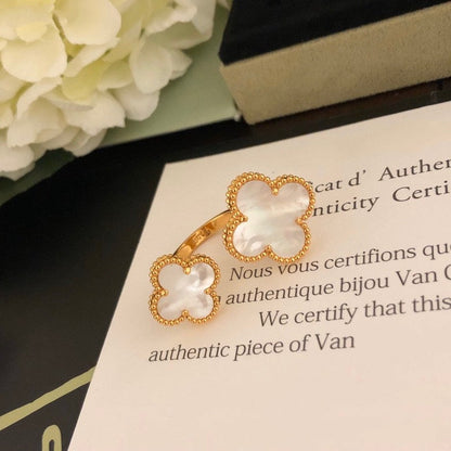 [Renovia Jewelry]CLOVER BETWEEN THE FINGER RING