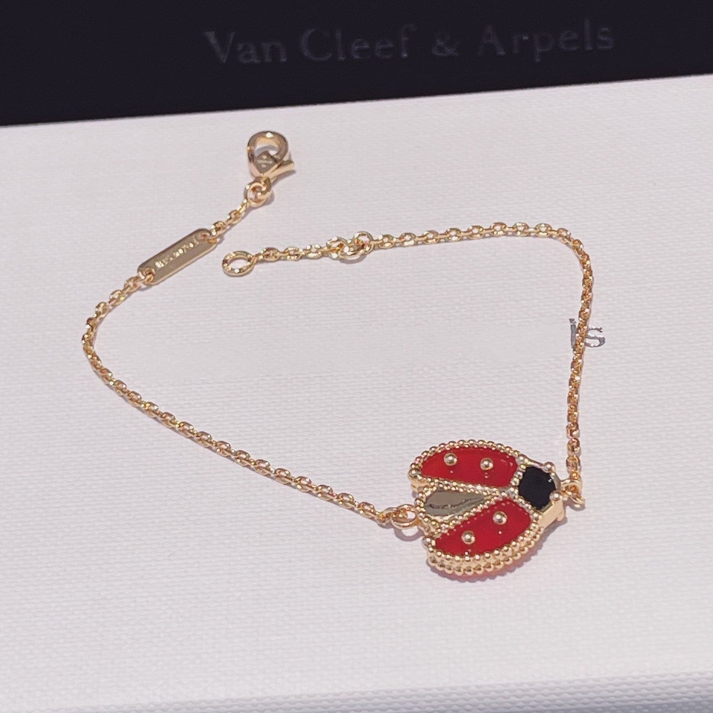 [Renovia Jewelry]LUCKY SPRING 1 MOTIF PINK GOLD BRACELET