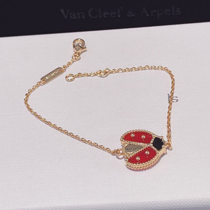 [Renovia Jewelry]LUCKY SPRING 1 MOTIF PINK GOLD BRACELET