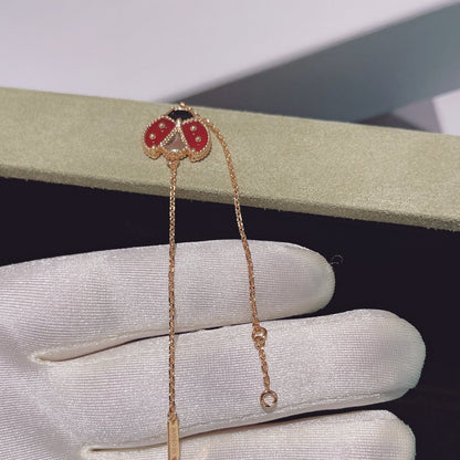 [Renovia Jewelry]LUCKY SPRING 1 MOTIF PINK GOLD BRACELET