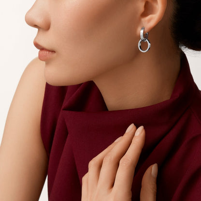 [Renovia Jewelry]LOVE 3.3MM DANGLE EARRINGS