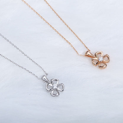 [Renovia Jewelry]FIOREVER NECKLACE DIAMOND CENTER