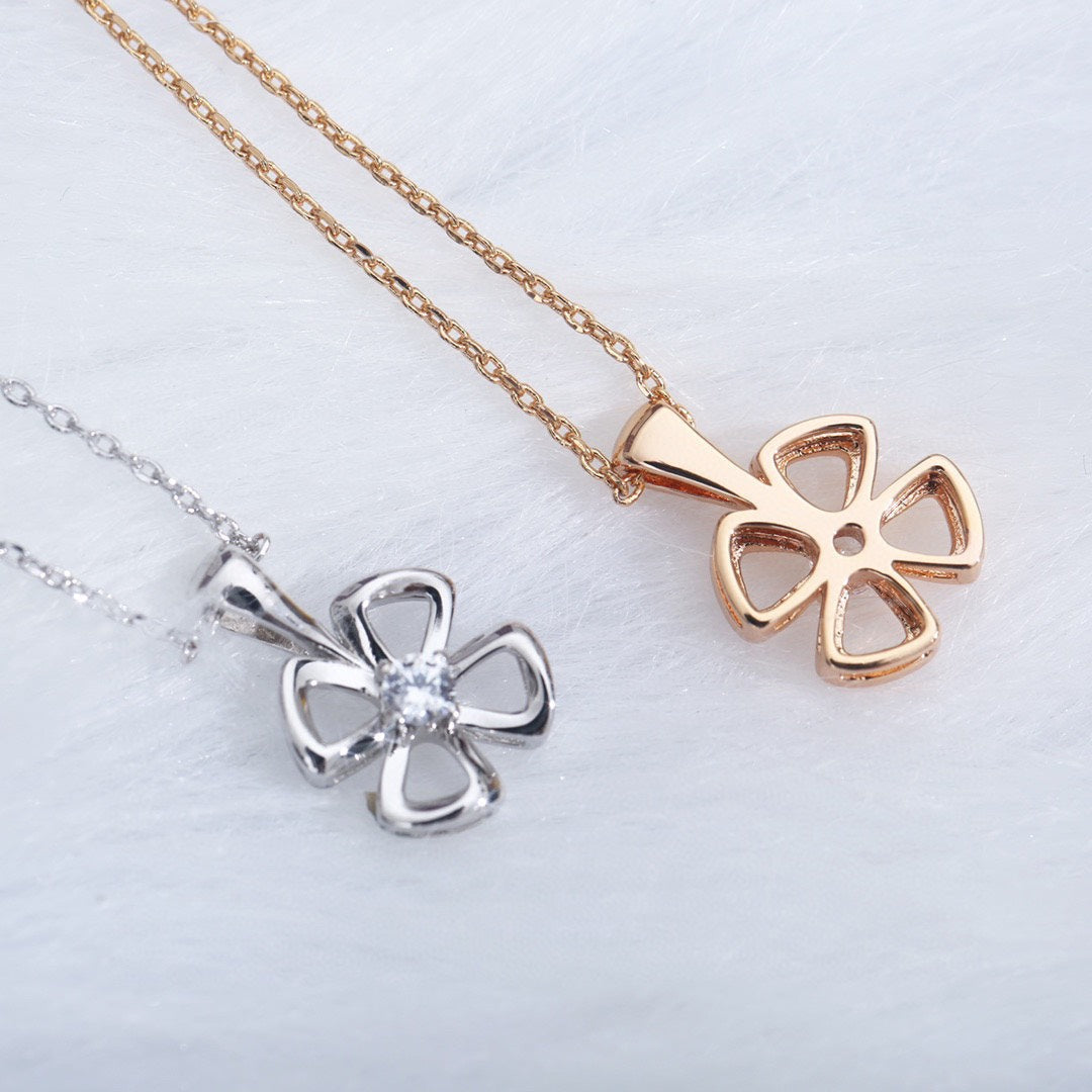 [Renovia Jewelry]FIOREVER NECKLACE DIAMOND CENTER
