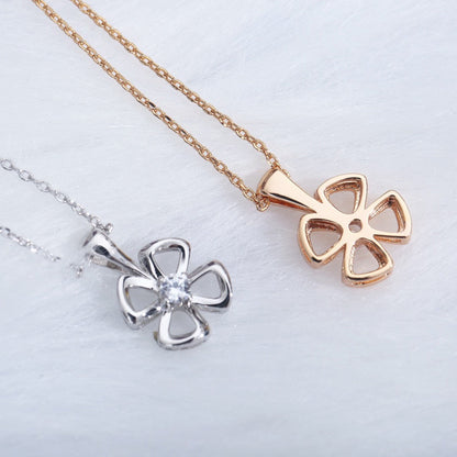 [Renovia Jewelry]FIOREVER NECKLACE DIAMOND CENTER