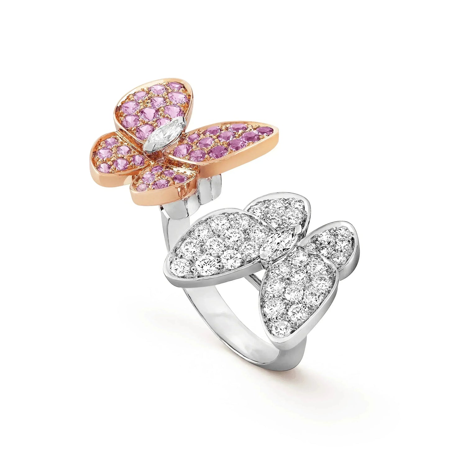 [Renovia Jewelry]TWIN BUTTERFLY DIAMOND RING